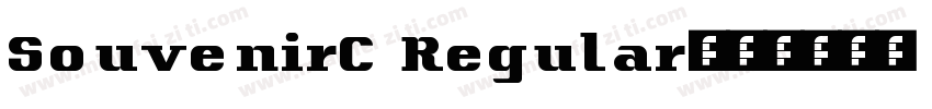 SouvenirC Regular字体转换